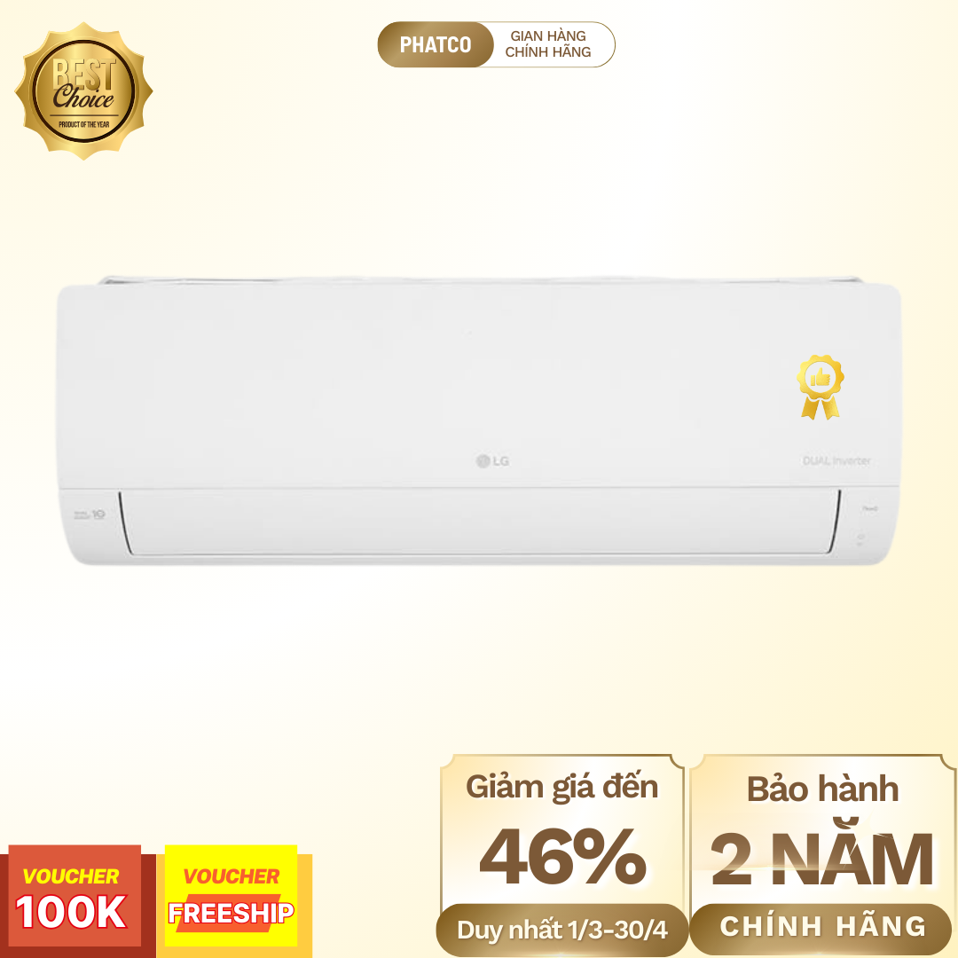 Máy Lạnh LG Inverter 1 Hp IEC09M1 Chính hãng