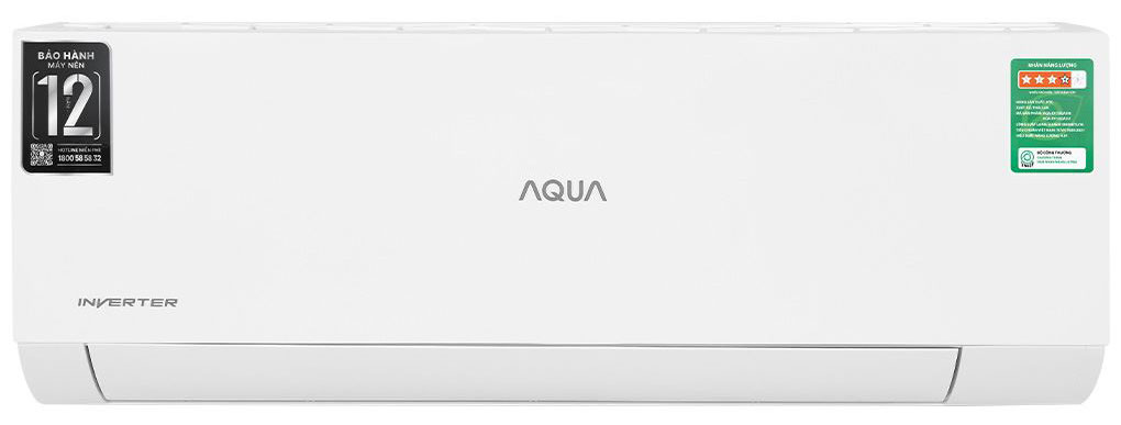 Máy lạnh AQUA AQA-RV10QA3 sở hữu thiết kế đơn giản, phù hợp với nhiều không gian