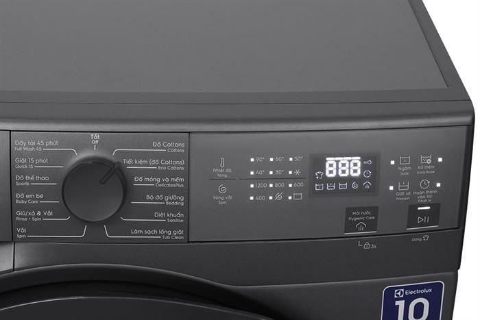 Bảng điều khiển của máy giặt Electrolux EWF1024D3SC Bảng điều khiển của máy giặt Electrolux EWF1024D3SC
