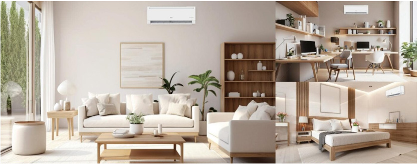 Máy lạnh AUX Inverter 1HP AW10CAA4DI-3VN thuộc dòng C-Series mới ra mắt năm 2025, sở hữu thiết kế tối giản