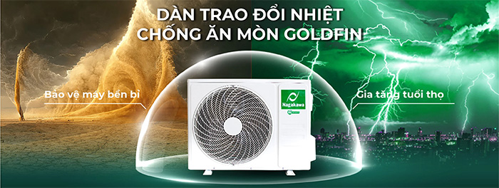 Điều hoà Nagakawa 18.000 BTU 1 chiều NS-C18R2T30 bền bỉ