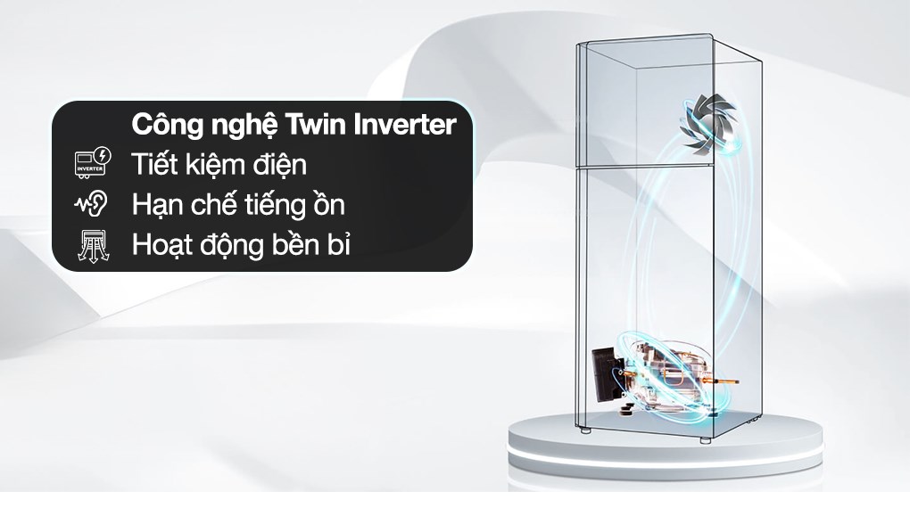 Tủ lạnh Aqua Inverter 236 lít AQR-T260FA(FB) - Công nghệ tiết kiệm điện