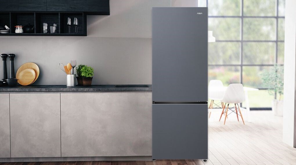 Tủ lạnh Aqua Inverter 292 lít AQR-B360MA(SLB) - Tổng quan thiết kế